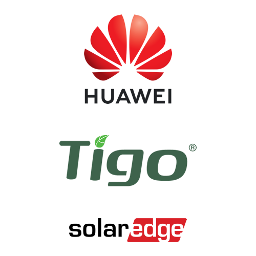 Logo Photovoltaik Hersteller Leistungsoptimierer Huawei, Tigo, Solaredge